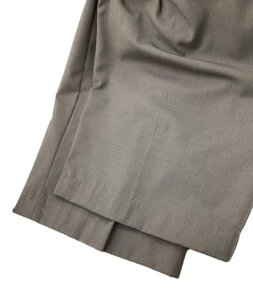 YENN（イエン）YENN (イエン) WOOL BLEND TWO TUCK PT グレー サイズ:SIZE 36の古着・服飾アイテム
