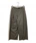 YENN（イエン）の古着「WOOL BLEND TWO TUCK PT」｜グレー