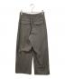 YENN (イエン) WOOL BLEND TWO TUCK PT グレー サイズ:SIZE 36：8000円