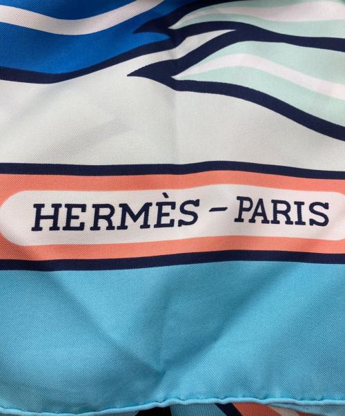 HERMES（エルメス）HERMES (エルメス) トライアングル ジェアン ライトブルーの古着・服飾アイテム