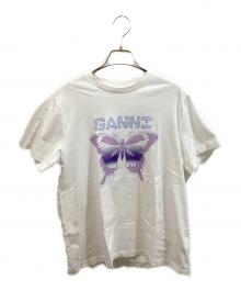 GANNI（ガニー）の古着「プリントTシャツ」｜ホワイト