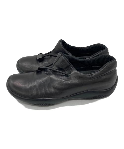 PRADA SPORTS（プラダスポーツ）PRADA SPORTS (プラダスポーツ) レザースリッポン ブラック サイズ:	SIZE 35 1/2の古着・服飾アイテム
