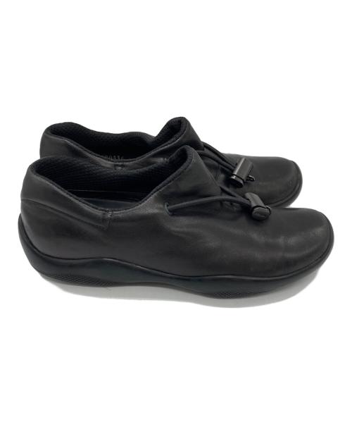PRADA SPORTS（プラダスポーツ）PRADA SPORTS (プラダスポーツ) レザースリッポン ブラック サイズ:	SIZE 35 1/2の古着・服飾アイテム