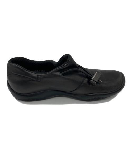 PRADA SPORTS（プラダスポーツ）PRADA SPORTS (プラダスポーツ) レザースリッポン ブラック サイズ:	SIZE 35 1/2の古着・服飾アイテム
