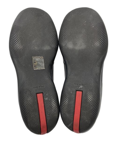 PRADA SPORTS（プラダスポーツ）PRADA SPORTS (プラダスポーツ) レザースリッポン ブラック サイズ:	SIZE 35 1/2の古着・服飾アイテム