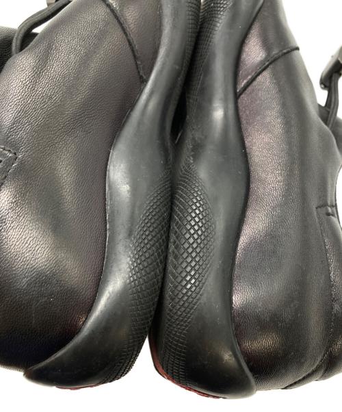 PRADA SPORTS（プラダスポーツ）PRADA SPORTS (プラダスポーツ) レザースリッポン ブラック サイズ:	SIZE 35 1/2の古着・服飾アイテム
