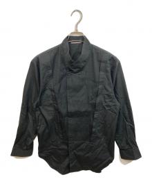 ISSEY MIYAKE MEN（イッセイミヤケメン）の古着「プリーツシャツ」｜ブラック