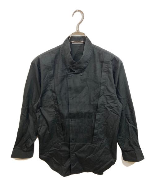 ISSEY MIYAKE MEN（イッセイミヤケメン）ISSEY MIYAKE MEN (イッセイミヤケメン) プリーツシャツ ブラック サイズ:SIZE Mの古着・服飾アイテム