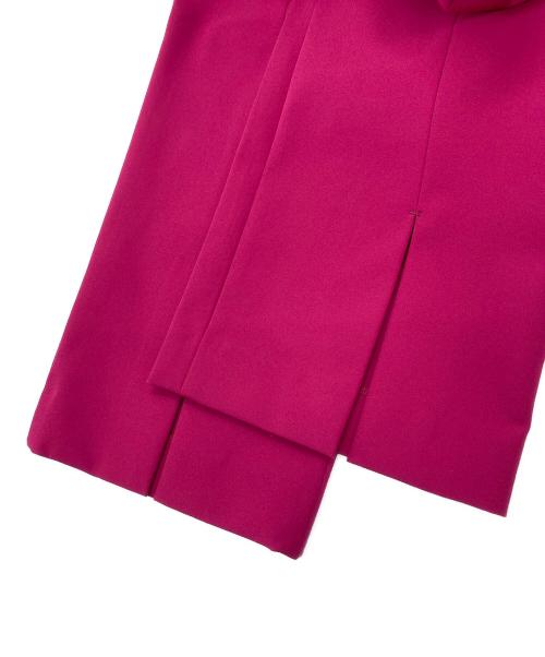 icB（アイシービー）icB (アイシービー) テックストレッチ セミフレアパンツ ショッキングピンク サイズ:SIZE 2の古着・服飾アイテム