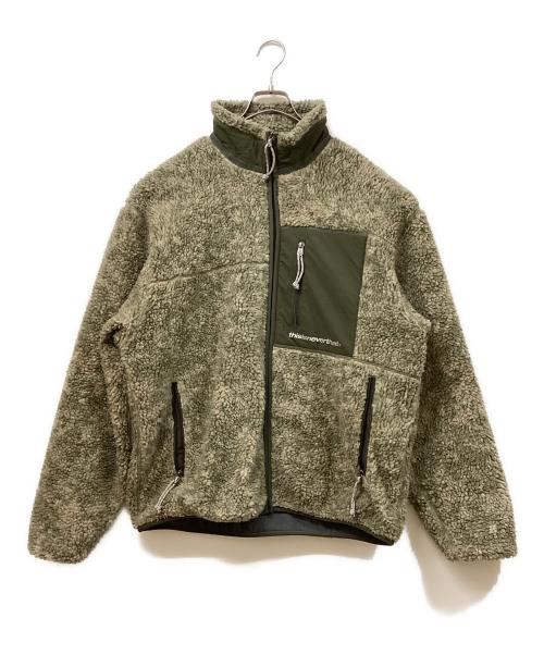 thisisneverthat（ディスイズネバーザット）thisisneverthat (ディスイズネバーザット) ボアジャケット グリーン サイズ:Lの古着・服飾アイテム