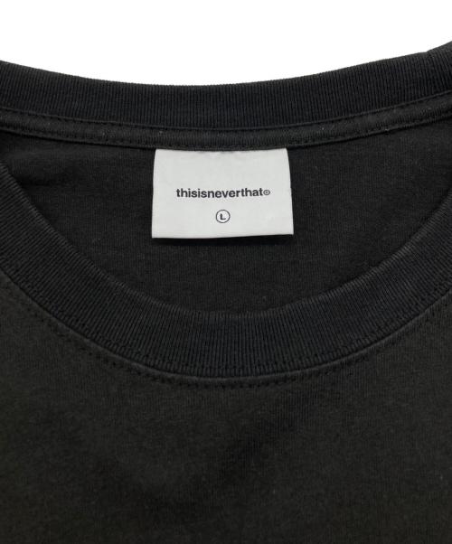 thisisneverthat（ディスイズネバーザット）thisisneverthat (ディスイズネバーザット) プリントTシャツ ブラック サイズ:SIZE Lの古着・服飾アイテム