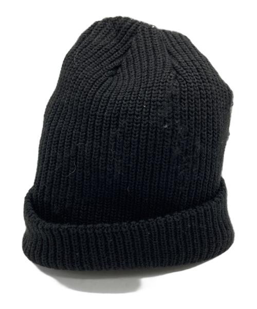 SUPREME（シュプリーム）SUPREME (シュプリーム) ニット帽 ブラックの古着・服飾アイテム