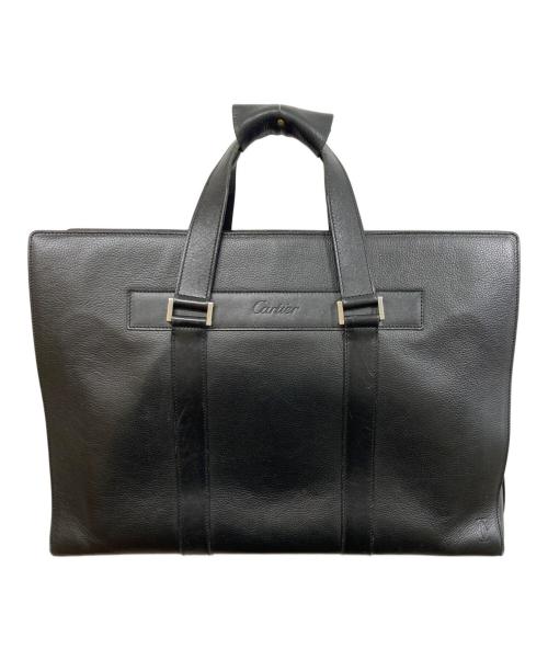 Cartier（カルティエ）Cartier (カルティエ) ブリーフケース ブラックの古着・服飾アイテム