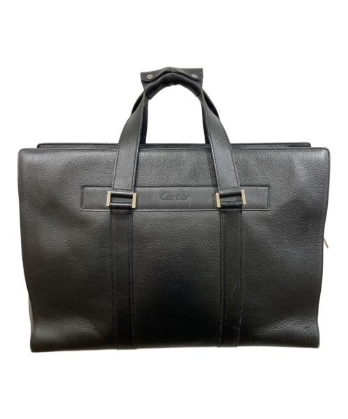 Cartier（カルティエ）Cartier (カルティエ) ブリーフケース ブラックの古着・服飾アイテム