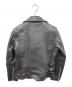 beautiful people (ビューティフルピープル) ヴィンテージレザー THE/a ライダースジャケット ブラック サイズ:SIZE 150：45000円