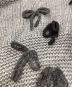中古・古着 MAISON SPECIAL (メゾンスペシャル) Random Ribbon Knit Tops グレー サイズ:	SIZE Free：7000円