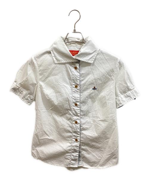 Vivienne Westwood RED LABEL（ヴィヴィアンウエストウッドレッドレーベル）Vivienne Westwood RED LABEL (ヴィヴィアンウエストウッドレッドレーベル) 半袖シャツ ホワイト サイズ:1の古着・服飾アイテム