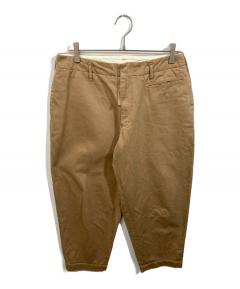stein WIDE TAPERED TROUSERS ブラウン　S 中古・古着通販】stein (シュタイン) WIDE TAPERED TROUSERS ブラウン