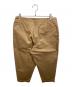 unfil (アンフィル) CHINO WIDE TAPERED TROUSERS PANTS ブラウン サイズ:SIZE 4：6000円