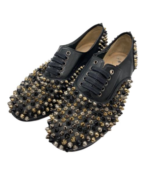 Christian Louboutin（クリスチャン・ルブタン）Christian Louboutin (クリスチャン・ルブタン) スタッズパンプス ブラック サイズ:SIZE 35の古着・服飾アイテム