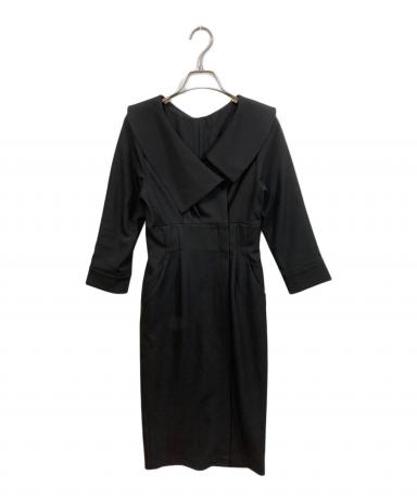 中古・古着通販】JENNE (ジェンヌ) アシンメトリーカラーワンピース