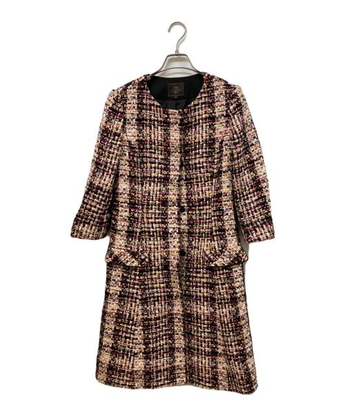 TOCCA（トッカ）TOCCA (トッカ) MIROIRツイードコート マルチカラー サイズ:SIZE 2の古着・服飾アイテム