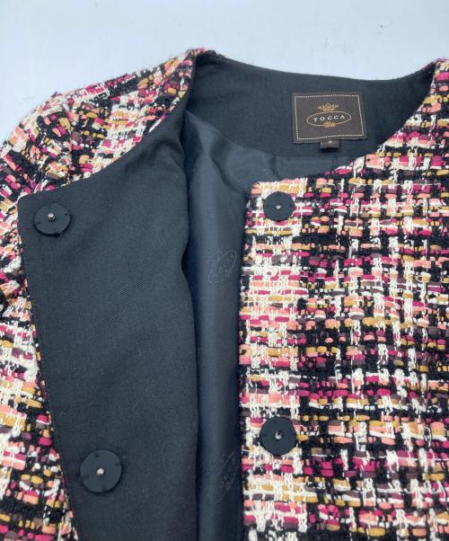 TOCCA（トッカ）TOCCA (トッカ) MIROIRツイードコート マルチカラー サイズ:SIZE 2の古着・服飾アイテム