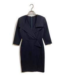 MaxMara（マックスマーラ）の古着「ブラウスワンピース」｜ネイビー