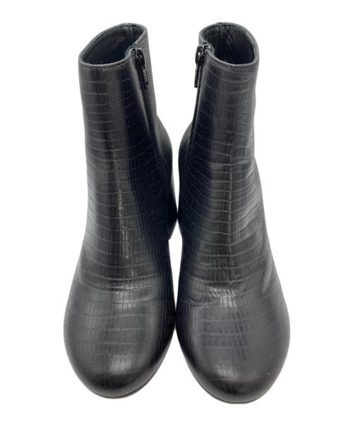 MM6 Maison Margiela（エムエムシックスメゾンマルジェラ）MM6 Maison Margiela (エムエムシックスメゾンマルジェラ) サイドジップアンクルブーツ ブラック サイズ:37の古着・服飾アイテム