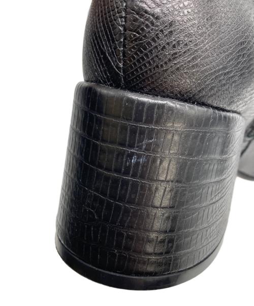MM6 Maison Margiela（エムエムシックスメゾンマルジェラ）MM6 Maison Margiela (エムエムシックスメゾンマルジェラ) サイドジップアンクルブーツ ブラック サイズ:37の古着・服飾アイテム