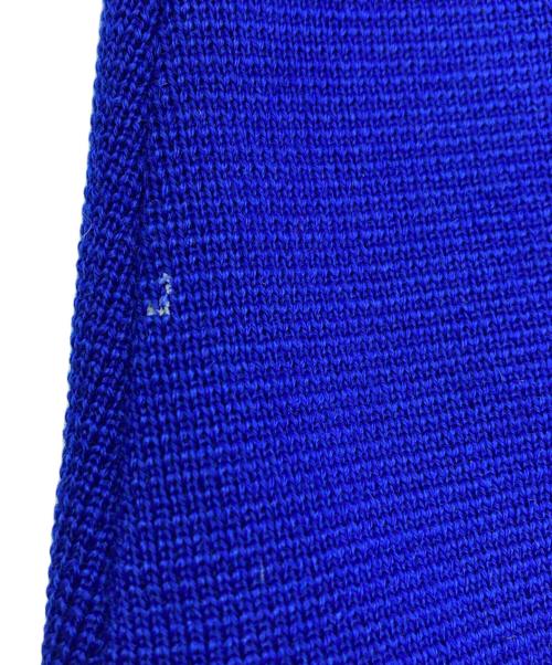 Yves Saint Laurent（イヴサンローラン）Yves Saint Laurent (イヴサンローラン) ニットワンピース ブルー サイズ:SIZE Lの古着・服飾アイテム