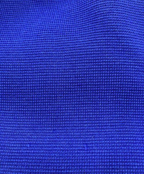 Yves Saint Laurent（イヴサンローラン）Yves Saint Laurent (イヴサンローラン) ニットワンピース ブルー サイズ:SIZE Lの古着・服飾アイテム