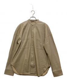 TODAYFUL（トゥデイフル）の古着「エコレザーシャツジャケット」｜ベージュ
