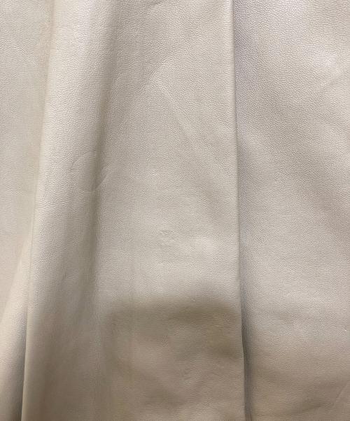 TODAYFUL（トゥデイフル）TODAYFUL (トゥデイフル) エコレザーシャツジャケット ベージュ サイズ:Freeの古着・服飾アイテム
