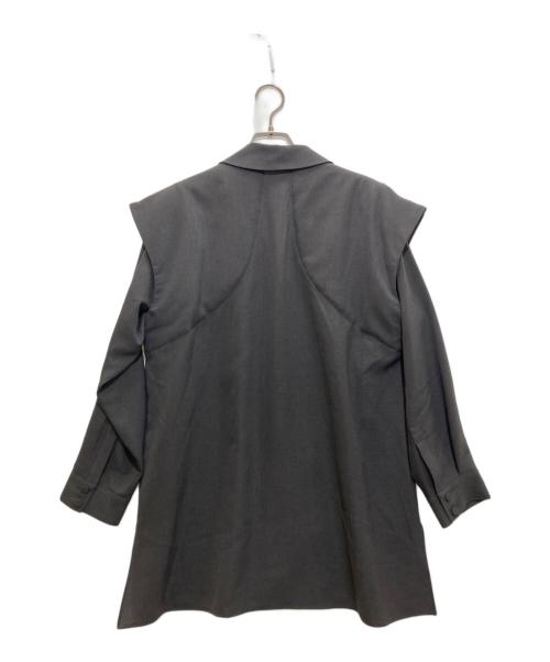 FUMIE=TANAKA（フミエタナカ）FUMIE=TANAKA (フミエタナカ) シャツジャケット ブラック サイズ:１の古着・服飾アイテム
