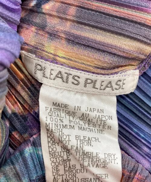 PLEATS PLEASE（プリーツプリーズ）PLEATS PLEASE (プリーツプリーズ) ジュエリー柄プリーツブラウス マルチカラー サイズ:SIZE 3の古着・服飾アイテム