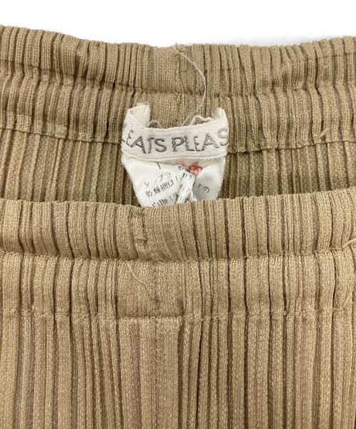 PLEATS PLEASE（プリーツプリーズ）PLEATS PLEASE (プリーツプリーズ) プリーツパンツ ブラウン サイズ:SIZE 3の古着・服飾アイテム