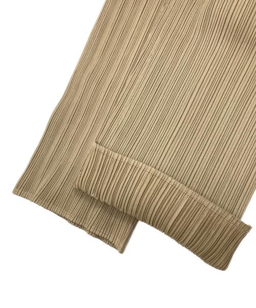 PLEATS PLEASE（プリーツプリーズ）PLEATS PLEASE (プリーツプリーズ) プリーツパンツ ブラウン サイズ:SIZE 3の古着・服飾アイテム