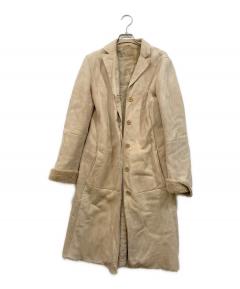 中古・古着通販】MARELLA (マレーラ) ノーカラーコート ベージュ