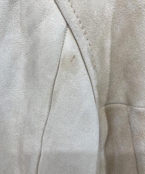 'S Max Mara（エスマックスマーラ）'S Max Mara (エスマックスマーラ) ムートンコート アイボリー サイズ:40の古着・服飾アイテム