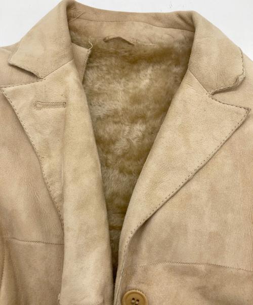 'S Max Mara（エスマックスマーラ）'S Max Mara (エスマックスマーラ) ムートンコート アイボリー サイズ:40の古着・服飾アイテム