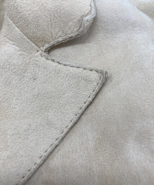 'S Max Mara（エスマックスマーラ）'S Max Mara (エスマックスマーラ) ムートンコート アイボリー サイズ:40の古着・服飾アイテム