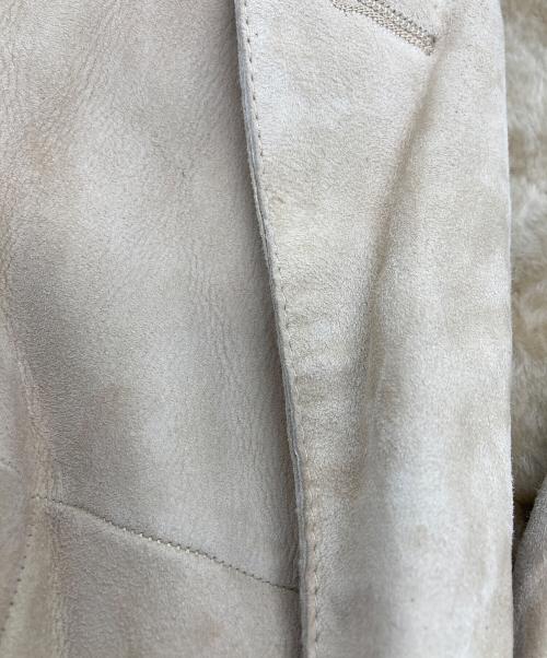 'S Max Mara（エスマックスマーラ）'S Max Mara (エスマックスマーラ) ムートンコート アイボリー サイズ:40の古着・服飾アイテム