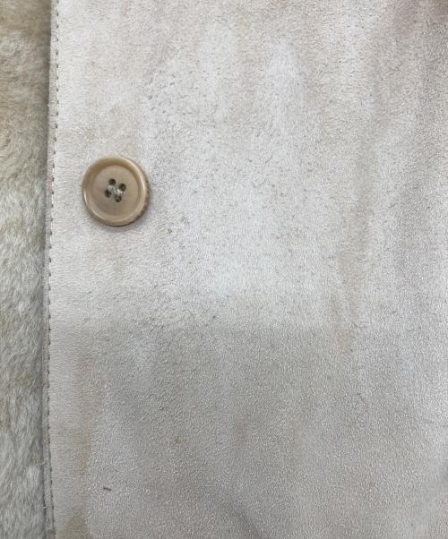 'S Max Mara（エスマックスマーラ）'S Max Mara (エスマックスマーラ) ムートンコート アイボリー サイズ:40の古着・服飾アイテム