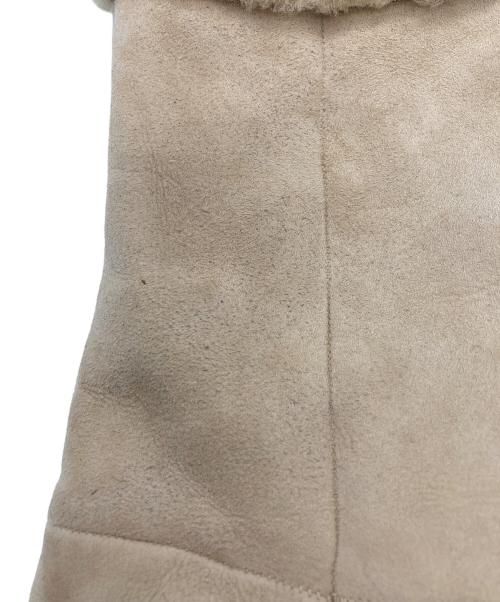 'S Max Mara（エスマックスマーラ）'S Max Mara (エスマックスマーラ) ムートンコート アイボリー サイズ:40の古着・服飾アイテム
