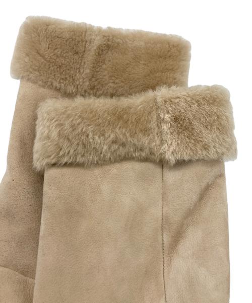 'S Max Mara（エスマックスマーラ）'S Max Mara (エスマックスマーラ) ムートンコート アイボリー サイズ:40の古着・服飾アイテム