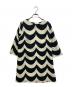 marimekko（マリメッコ）の古着「ワンピース」｜ホワイト×ブラック