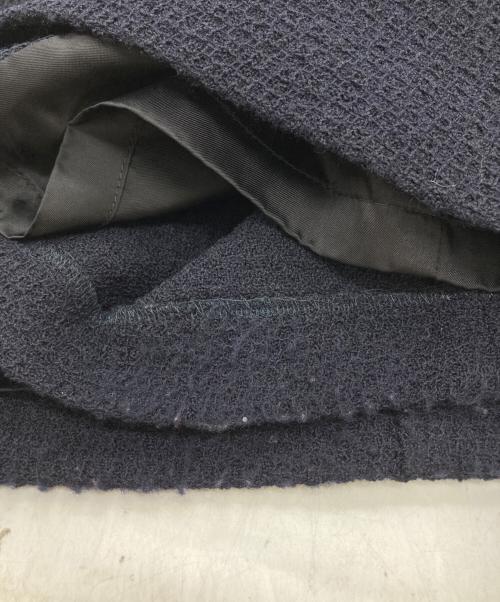 COMME des GARCONS COMME des GARCONS（コムデギャルソン コムデギャルソン）COMME des GARCONS COMME des GARCONS (コムデギャルソン コムデギャルソン) ウールスカート ネイビー サイズ:SIZE SSの古着・服飾アイテム