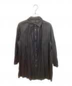 tricot COMME des GARCONSトリココムデギャルソン）の古着「ロングシャツ」｜ブラック