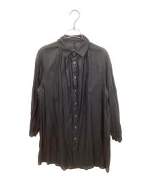 tricot COMME des GARCONS（トリココムデギャルソン）の古着「ロングシャツ」｜ブラック